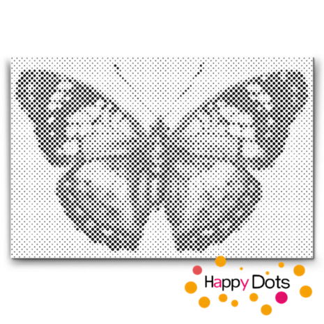 HappyDots DOT Painting Vlinders 10 - 20x30cm
