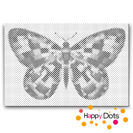 HappyDots DOT Painting Vlinders 16 - 40x60cm