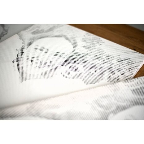 Custom Dot painting van eigen foto