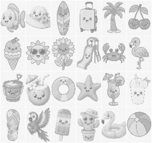 HappyDots DOT Painting Valuepack Zomer (24 stuks)