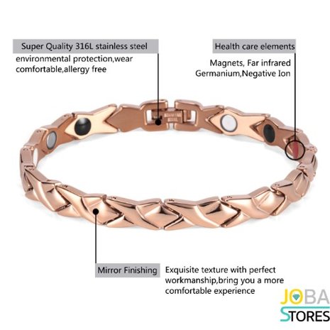 OP=OP Magneet Armband Adela Rose Gold