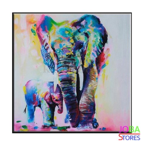 OP=OP Diamond Painting Olifant 40x40cm