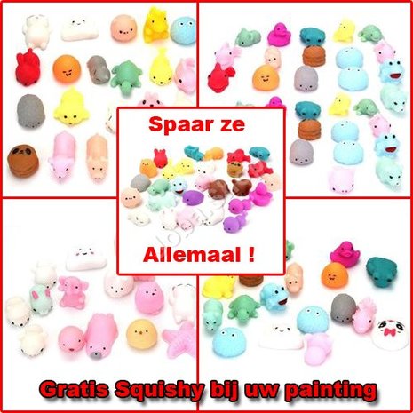 Diamond Painting Toilet Aap Blauw 30x40cm