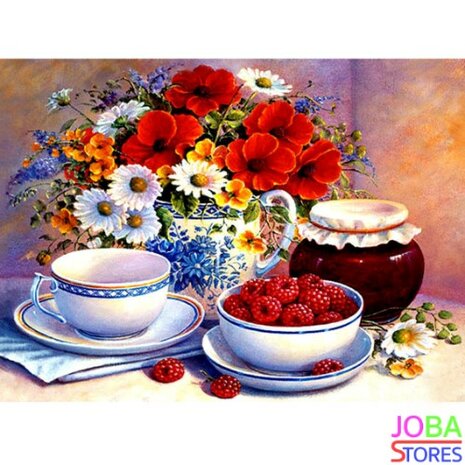 OP=OP Diamond Painting Ontbijt Tafel 40x30cm