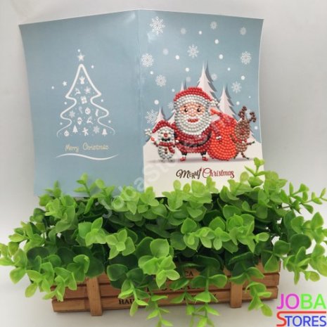 Diamond Painting Kerstkaarten set 01 (8 stuks)