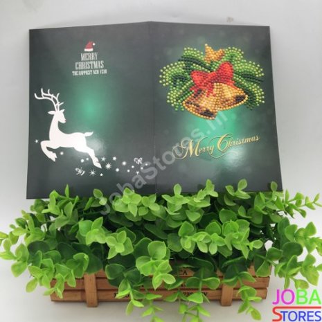 Diamond Painting Kerstkaarten set 01 (8 stuks)
