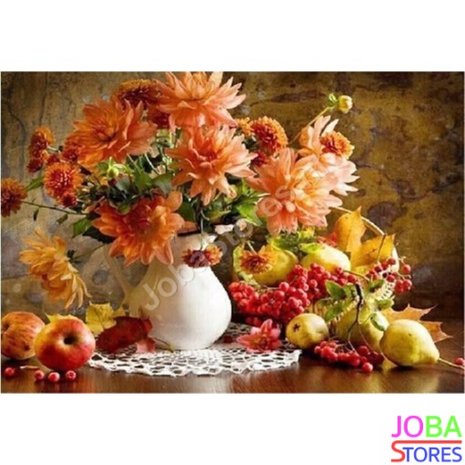 OP=OP Schilderen op nummer Bloemen 01 40x50cm