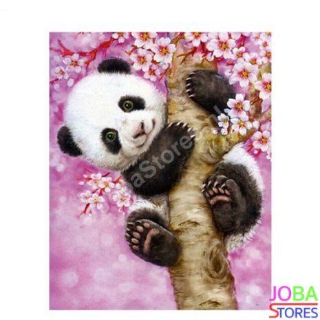 OP=OP Schilderen op nummer Panda 40x50cm
