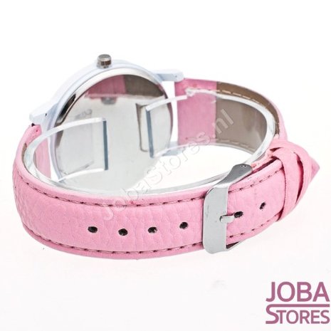 OP=OP Kerst Horloge 02 Licht Roze