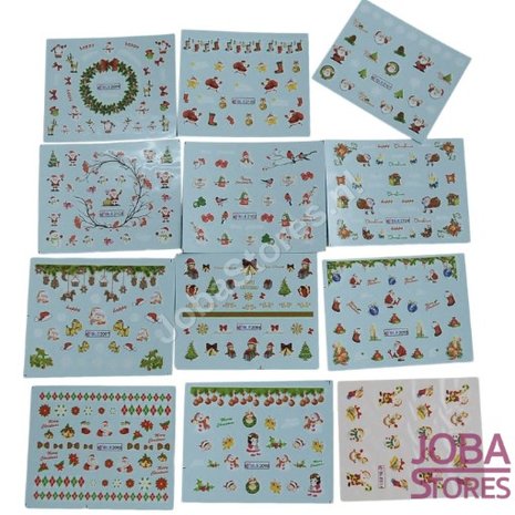 Nagel Sticker Set Kerst (44 vellen)