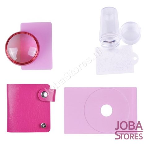 OP=OP Nagellak Stempel Set (30 stempelplaten) inclusief opbergmap
