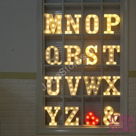 OP=OP Letter Lamp U