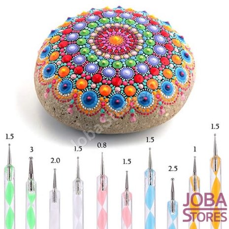 ! WeekDeal ! Mandala Dotting Toolset (16 delig)