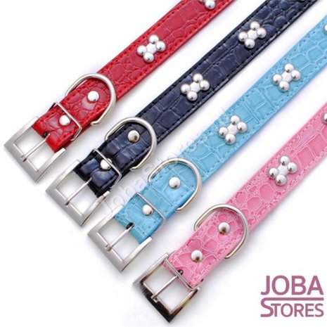 OP=OP Honden Halsband Botjes Rood XS