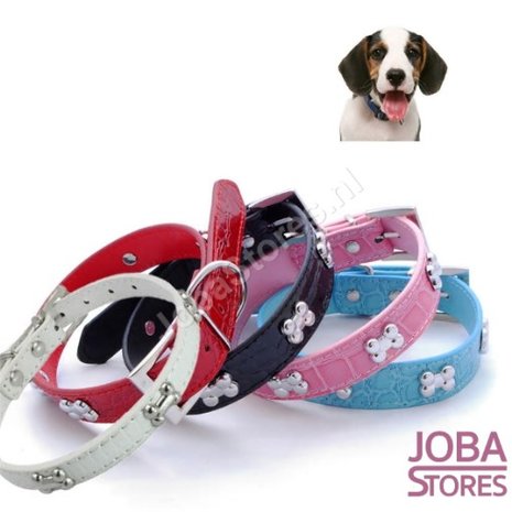 OP=OP Honden Halsband Botjes Rood XS