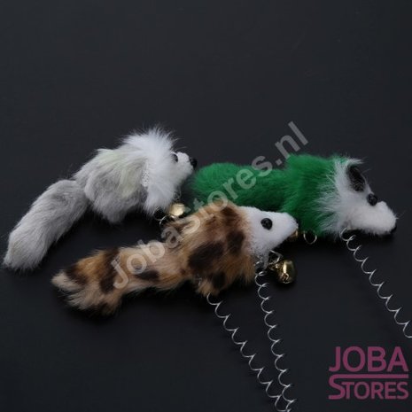 OP=OP Katten Speelgoed Muisjes met zuignap (3 stuks)
