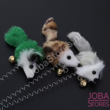 OP=OP Katten Speelgoed Muisjes met zuignap (3 stuks)