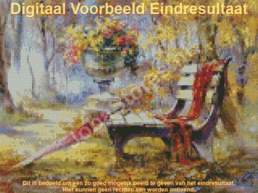 OP=OP Diamond Painting Bankje 40x30cm