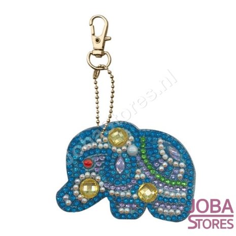 OP=OP Diamond Painting Sleutelhanger Set Olifanten (5 stuks)