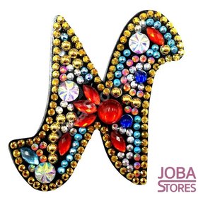 OP=OP Diamond Painting Sleutelhanger Alfabet Letter N