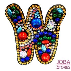 OP=OP Diamond Painting Sleutelhanger Alfabet Letter W