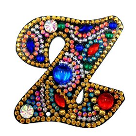 OP=OP Diamond Painting Sleutelhanger Alfabet Letter Z