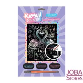 OP=OP Kras Tekening Junior - Sequin Art - Flamingo - Holografic