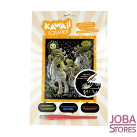 OP=OP Kras Tekening Junior - Sequin Art - Ponies - Goud