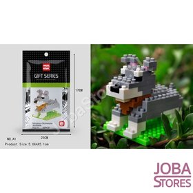OP=OP Nanoblocks Mini A1 Schnauzer (83 delig)