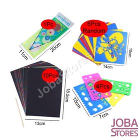 OP=OP Kras Tekening Figuren/Spiro Set (21 delig)