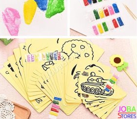 OP=OP Zandtekeningen XXL 28x21cm (7 stuks)