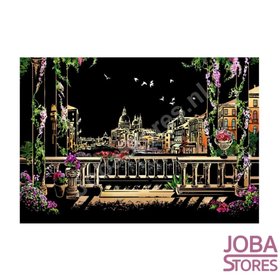 OP=OP Kras Tekening Groot L (41x28cm) - Venice