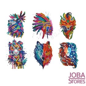 OP=OP Diamond Painting Sticker Set 001 (6 stuks)