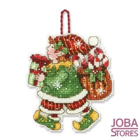 OP=OP Borduur Kerst Hanger 01 (14ct, telpatroon)