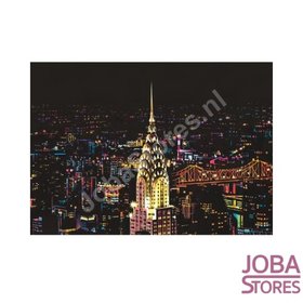 OP=OP Kras Tekening Groot - Colorful City - New York (41x29cm)