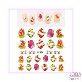 OP=OP Nagel Sticker Set Paaseieren (132 stickers)