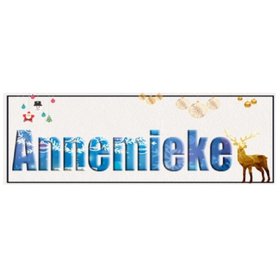 Custom Diamond Painting Kerst letters 008 (met eigen naam of tekst)