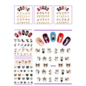 Nagel Sticker Set Katten (150 stickers)