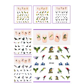 Nagel Sticker Set Vogels (150 stickers)