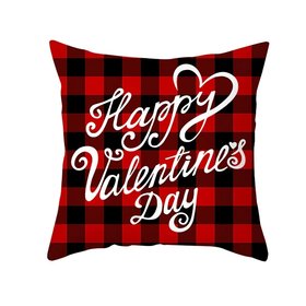 OP=OP Sier kussensloop Happy Valentines Day 06 (45cm) - Valentijnsdag TIP