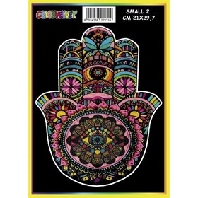 ColorVelvet Fluwelen kleurplaat klein 2 (21x29cm)