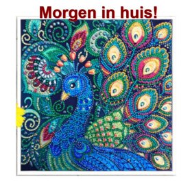 OP=OP Special Diamond Painting Pauw 25x25cm