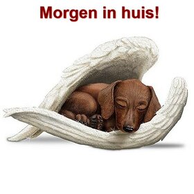 OP=OP Diamond Painting Puppy in vleugels 03 30x40cm