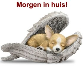 OP=OP Diamond Painting Puppy in vleugels 02 30x40cm