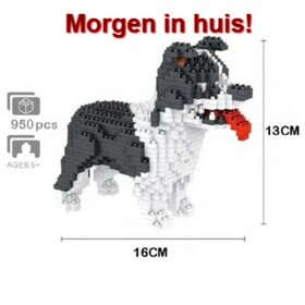 OP=OP Nanoblocks bouwpakket Border Collie (950 delig)