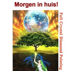 OP=OP Crystal Diamond Painting Boom 30x40cm