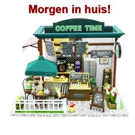 OP=OP Miniatuur Zelfbouw Huisje - Coffee Time