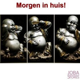 OP=OP Diamond Painting Horen-Zien-Zwijgen Buddha 60x40cm