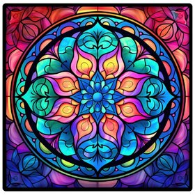 Diamond Painting Mandala Modern 07 (formaat en vorm steentjes naar keuze)