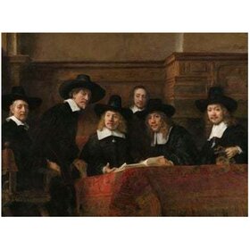 Diamond Painting Rembrandt van Rijn 07 (formaat en vorm steentjes naar keuze)